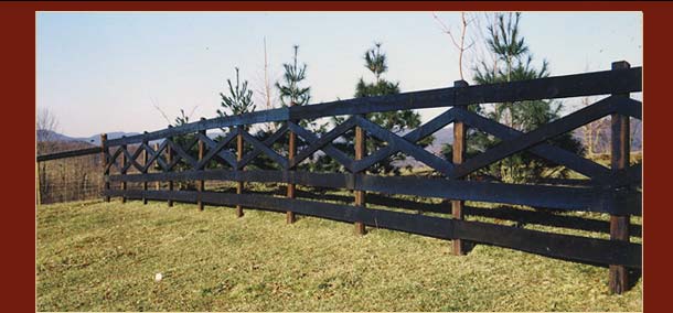 Livestock Fencing, Board Fencing
